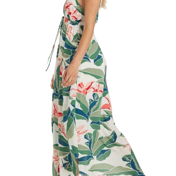 Billabong Like Minded Maxi Dress Size L 